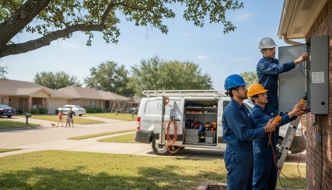 Certified electrician providing emergency electrical services in Pax, WV